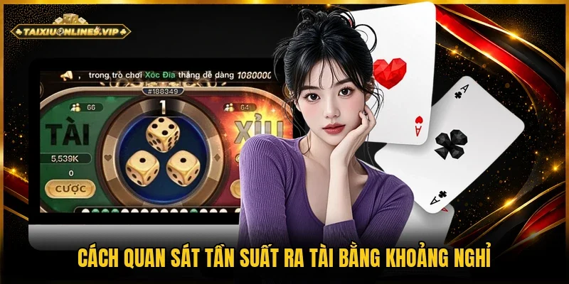 Xem xét khoảng nghỉ là cách quan sát tần suất ra tài