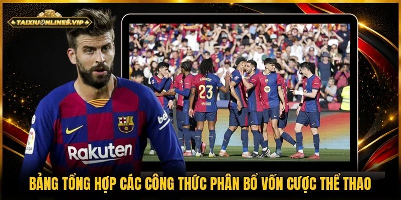Những công thức phân bổ vốn cược thể thao